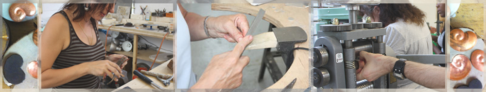 Flux Studios. Come and join our jewellery studio space for contemporary jewellers in London. Lots of equipment, and always open to make jewellery.